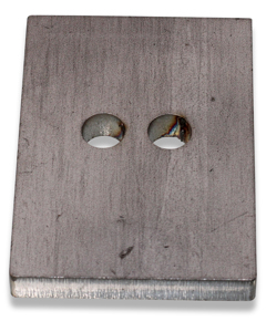 Distance piece f/support angle transition